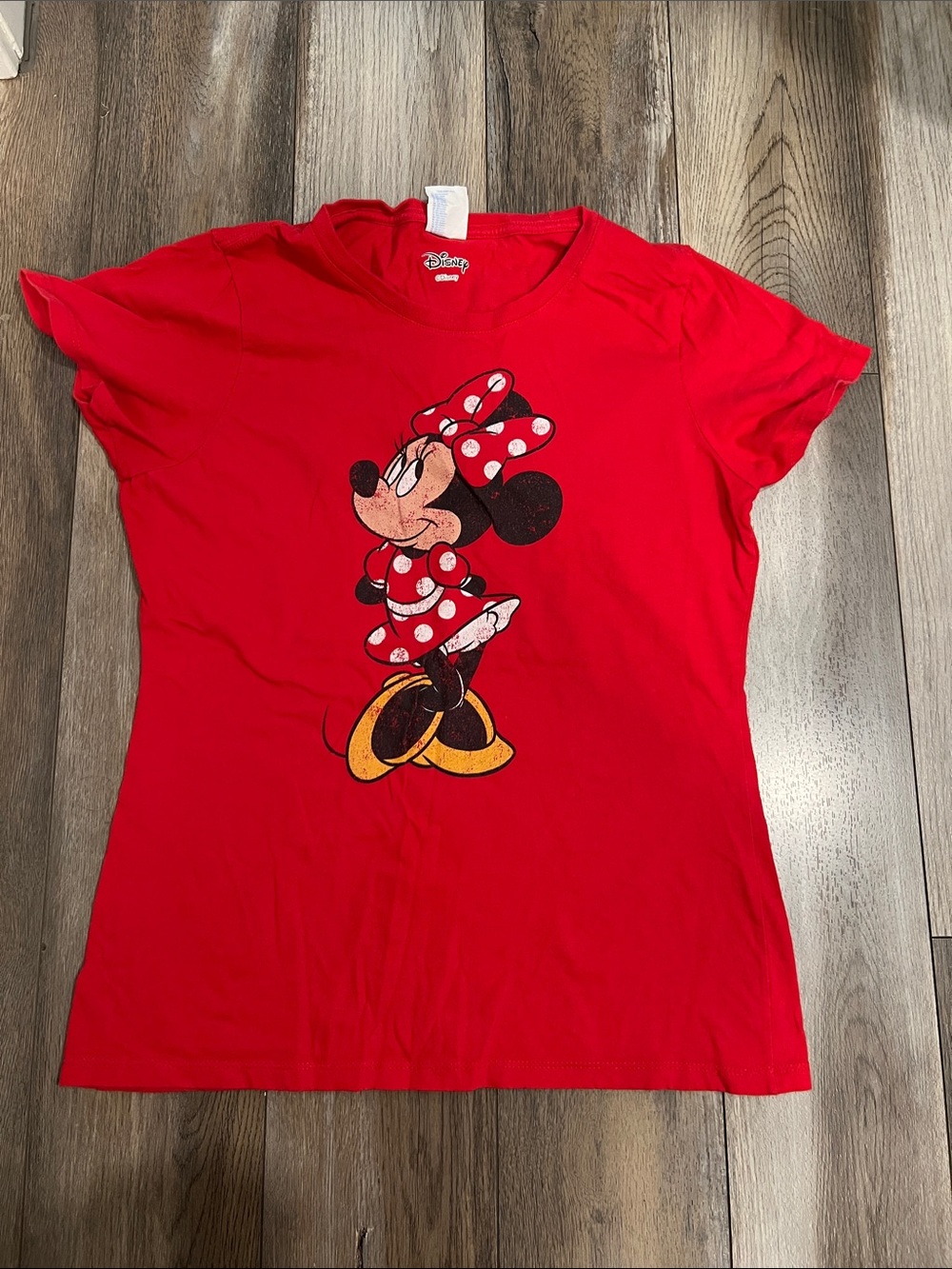 Disney Red Minnie Mouse Polka Dot Tee